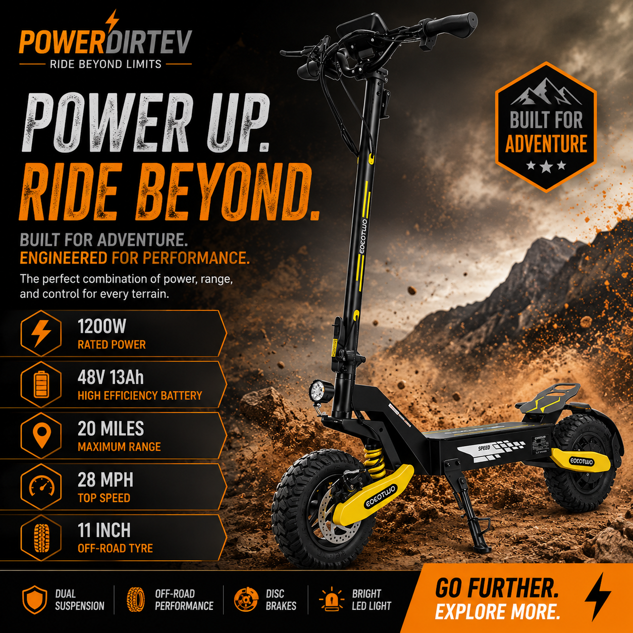 GT06 Electric Off Road Scooter