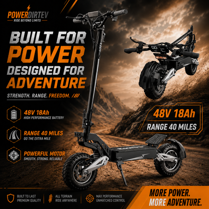T10 Foldable Off‑Road E‑Scooter