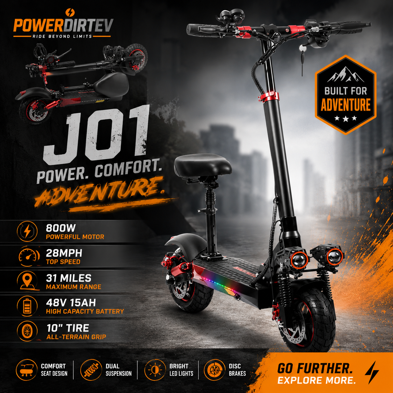 GT06 Electric Off Road Scooter