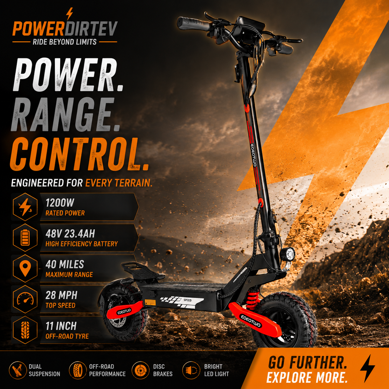 GT06 Electric Off Road Scooter