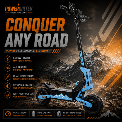 Arwibon 5600W Adult Electric Scooter Dual Motor Top Speed 46MPH,60V27AH, 11-inch Off-Road Tires Sport Folding eScooter