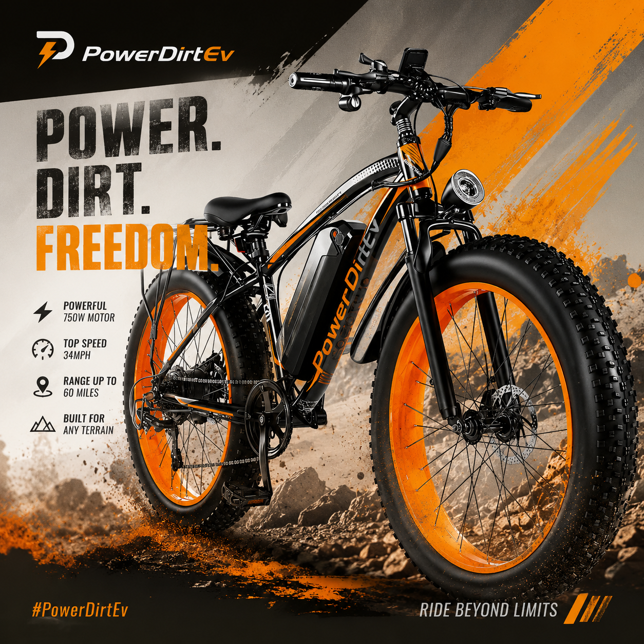 TitanX 1500W Fat Tire Electric Bike